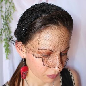 Vintage 1950s Veil Headband